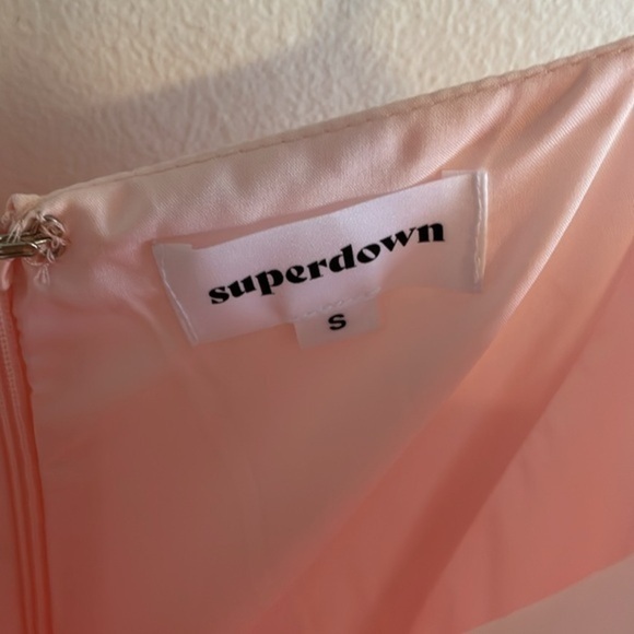Superdown Revolve Addison Maxi Dress Women’s Size Small Gown Light Pink - Picture 8 of 10